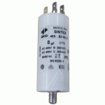 Mosógép alkatrész 8µF,400V indítókondenzátor 48198172914 WHIRLPOOL mosógépekhez ew02400