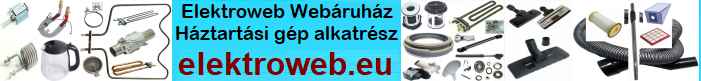 Elektroweb Víztisztító, Háztartásigép alkatrészek - webáruház, webshop